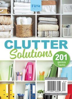 First for Women Clutter Solutions – 201 Genius Hacks – September 2023