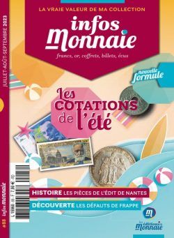 Infos Monnaie – Juillet-Septembre 2023