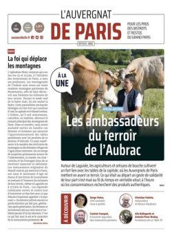 L’Auvergnat de Paris – juillet 2023