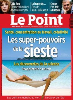 Le Point – 20 juillet 2023