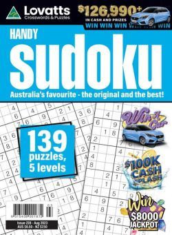 Lovatts Handy Sudoku – August 2023