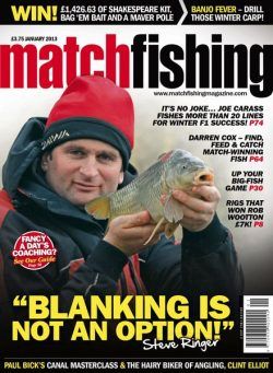 Match Fishing – December 2012