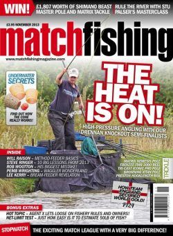 Match Fishing – October 2013