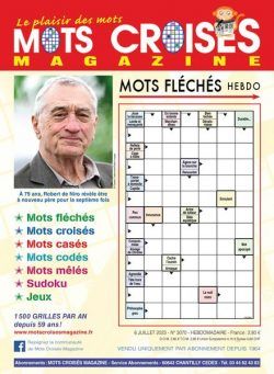 Mots Croises Magazine – 06 juillet 2023