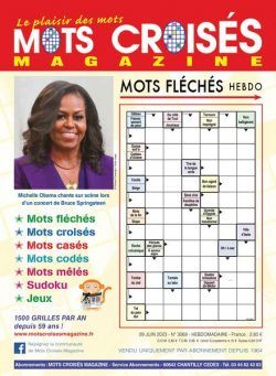 Mots Croises Magazine – 29 juin 2023