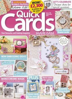 Quick Cards Made Easy – August 2014