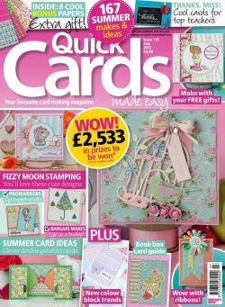 Quick Cards Made Easy – June 2013