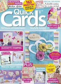 Quick Cards Made Easy – June 2014