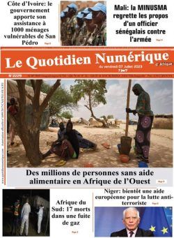 Quotidien Numerique d’Afrique – 07 juillet 2023