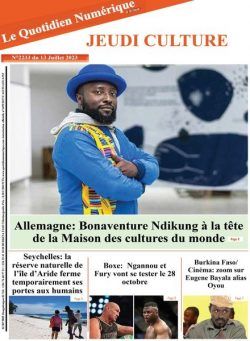 Quotidien Numerique d’Afrique – 13 juillet 2023