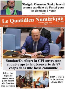 Quotidien Numerique d’Afrique – 17 juillet 2023