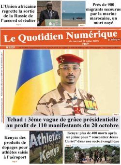 Quotidien Numerique d’Afrique – 19 juillet 2023