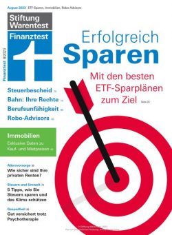 Stiftung Warentest Finanztest – August 2023