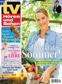 TV HOren und Sehen – 07 Juli 2023