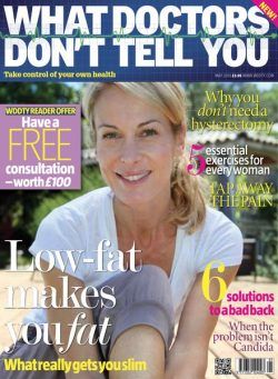 What Doctors Don’t Tell You – April 2013