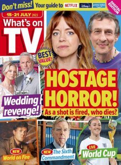 What’s on TV – 15 July 2023