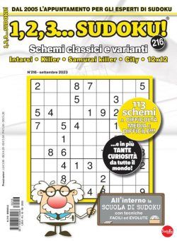 123 Sudoku – Settembre 2023