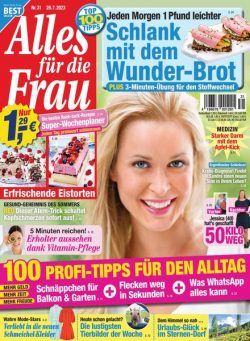 Alles fur die Frau – 28 Juli 2023