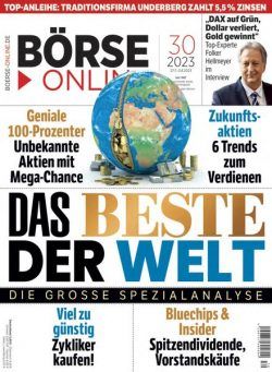 Borse Online – 27 Juli 2023