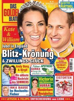 Das Goldene Blatt – 22 Juli 2023