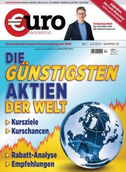 Euro am Sonntag – 28 Juli 2023