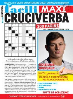 Facili Cruciverba – Agosto-Ottobre 2023