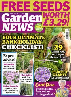 Garden News – 26 August 2023