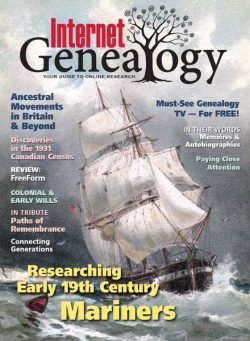 Internet Genealogy – August-September 2023