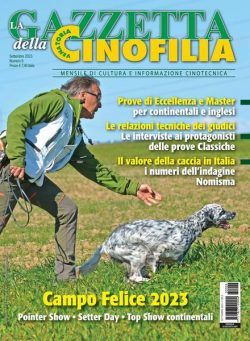 La Gazzetta Della Cinofilia Venatoria – Settembre 2023