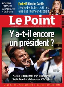 Le Point – 27 juillet 2023