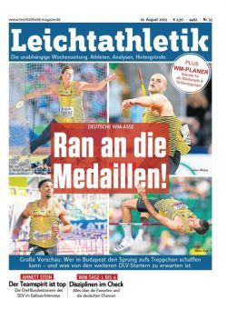 Leichtathletik – 17 August 2023