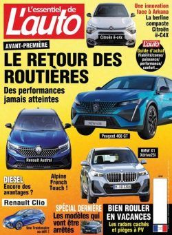 L’Essentiel de l’Auto – Juillet-Septembre 2023