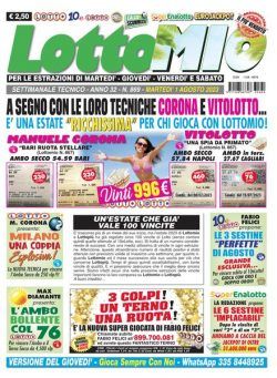 Lottomio – 1 Agosto 2023