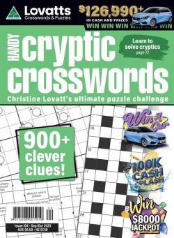 Lovatts Handy Cryptic – Issue 104 – September-October 2023