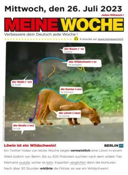 Meine Woche – 26 Juli 2023