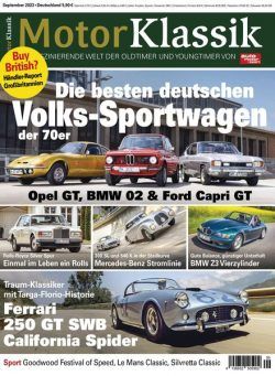 Motor Klassik – September 2023