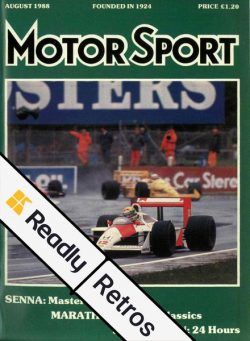 Motor Sport Magazine – August 1998