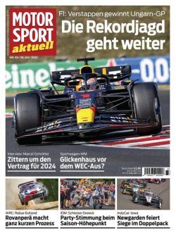 MOTORSPORT aktuell – 26 Juli 2023