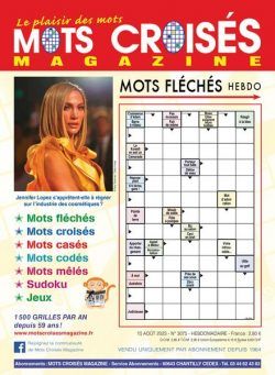 Mots Croises Magazine – 10 Aout 2023