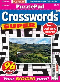 PuzzleLife PuzzlePad Crosswords Super – Issue 68 – 14 August 2023