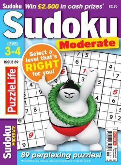 PuzzleLife Sudoku Moderate – Issue 89 – 3 August 2023