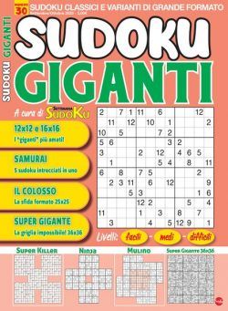 Sudoku Giganti – Settembre-Ottobre 2023