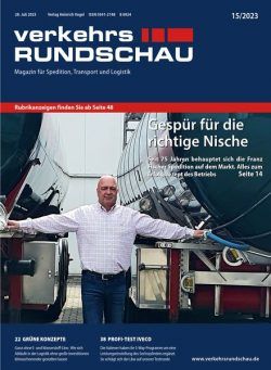 VerkehrsRundschau – 20 Juli 2023