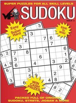 VIP Sudoku – Issue 3 – 4 August 2023