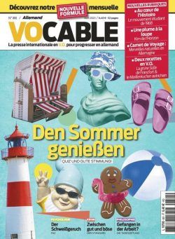 Vocable Allemand – 28 juillet 2023