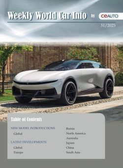 Weekly World Car Info – Issue 31 – 6 August 2023