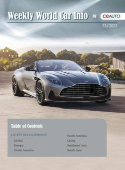 Weekly World Car Info – Issue 33 – 20 August 2023