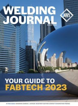 Welding Journal – August 2023