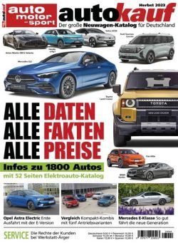 Auto Motor und Sport Autokauf – Herbst 2023