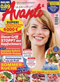 Avanti – 23 August 2023